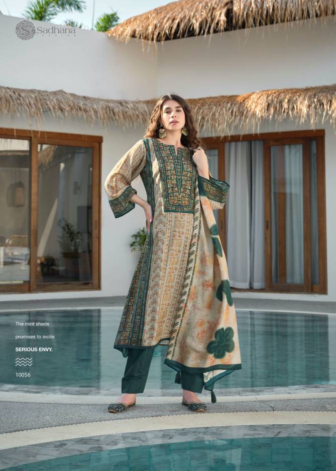 Mannat By Sadhana Pure Muslin Silk Printed Dress Material Wholesale Market In Surat